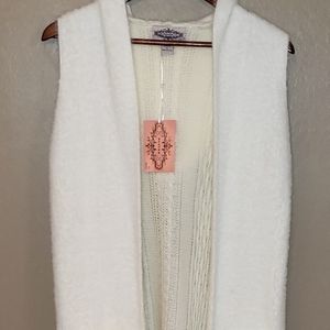 Oliver by Escio cream Hooded Tunic Vest